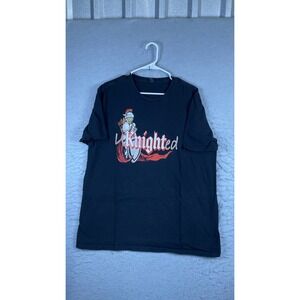 The Concert Tee Graphic T-Shirt Mens XL Black Excellent Knighted Quote Tee